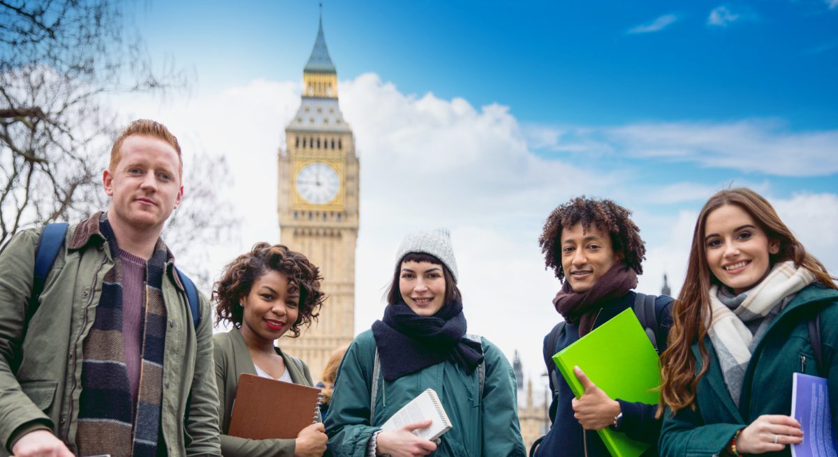 Students learning to examine x-ray